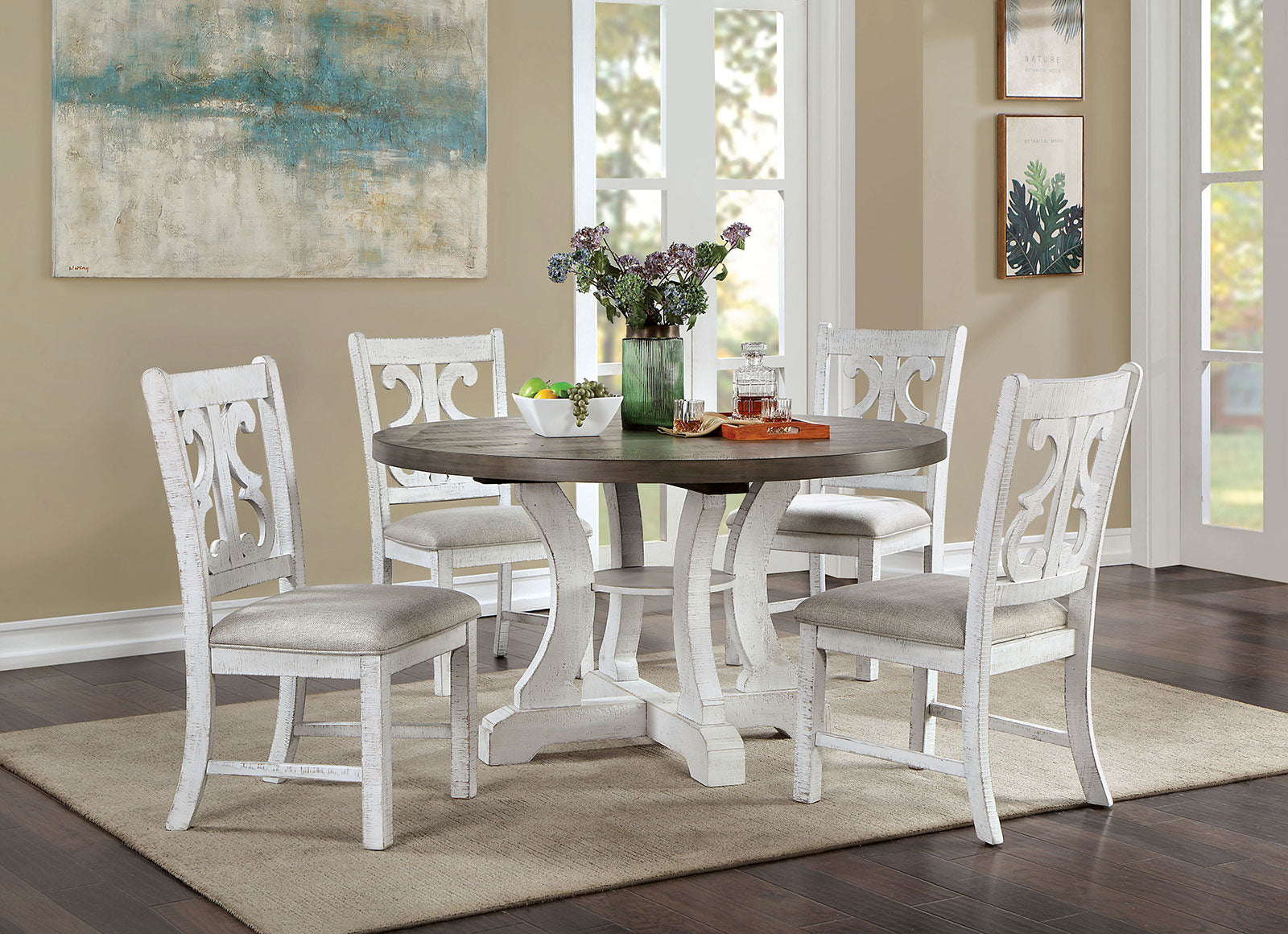 AULETTA - Round Dining Table - CM3417GY-RT