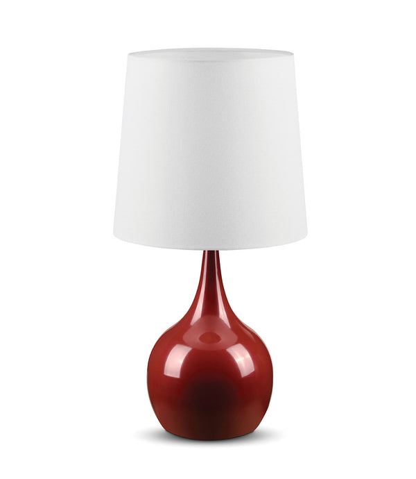 EDIE - Table Lamp, Burgundy - L9820BD