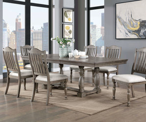 NEWCASTLE - 7 Pc. Dining Table Set - CM3254GY-T-7PC
