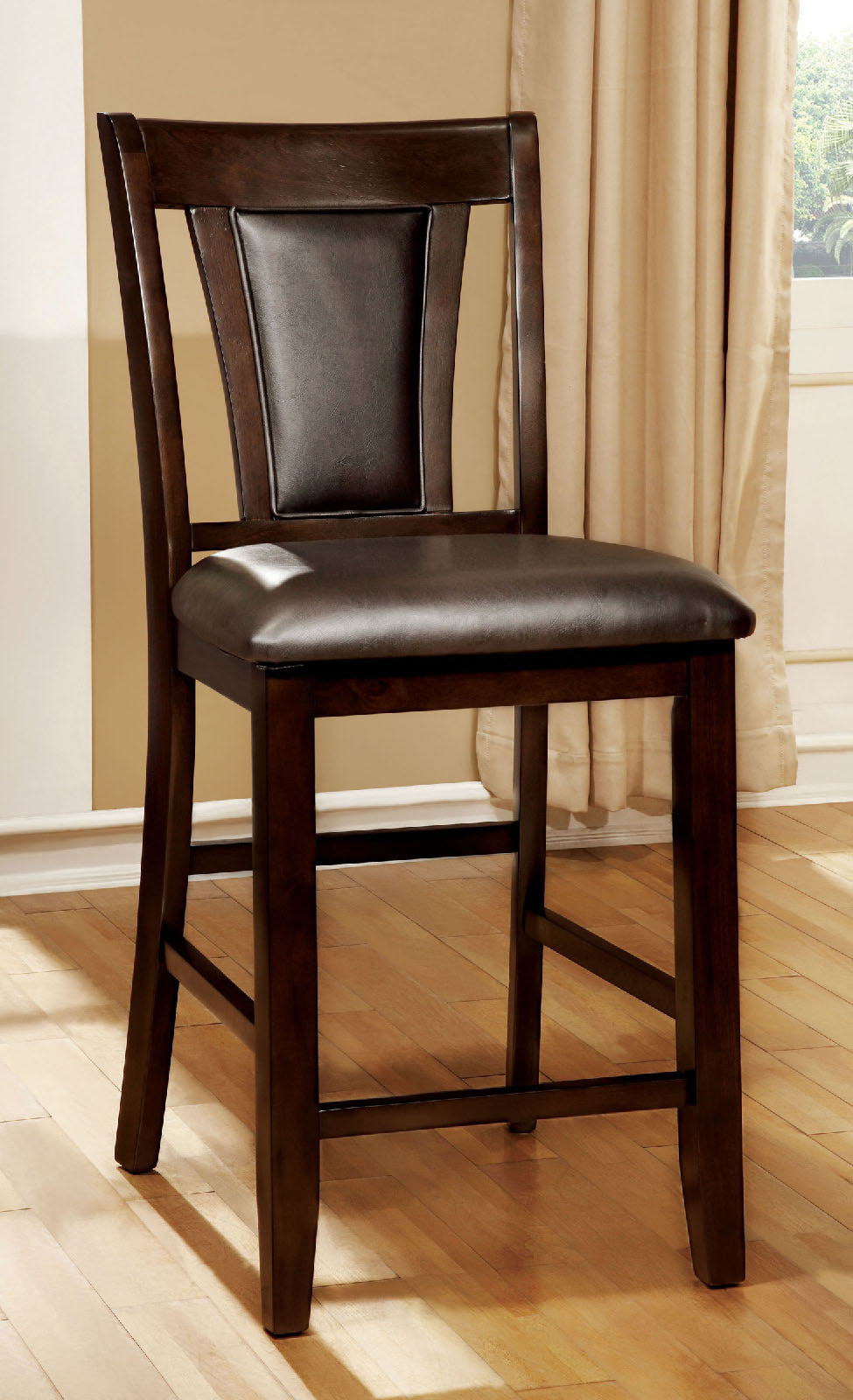 BRENT II - Counter Ht. Chair (2/CTN) - CM3984DK-PC-2PK