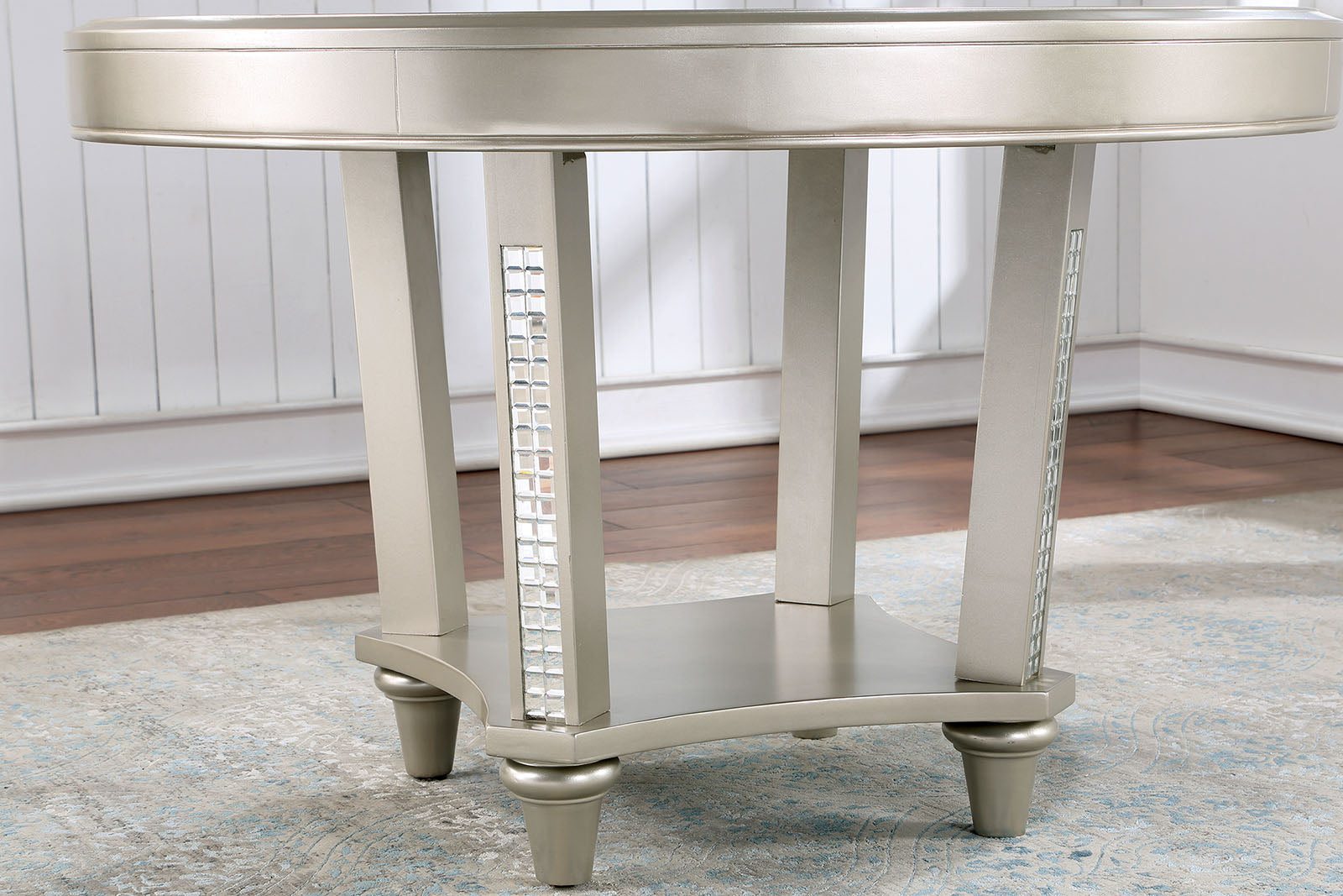 ADELINA - 5 Pc. Round Dining Table Set - CM3158RT-5PC