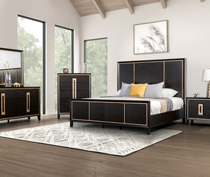 KENYADA - E.King Bed, Espresso