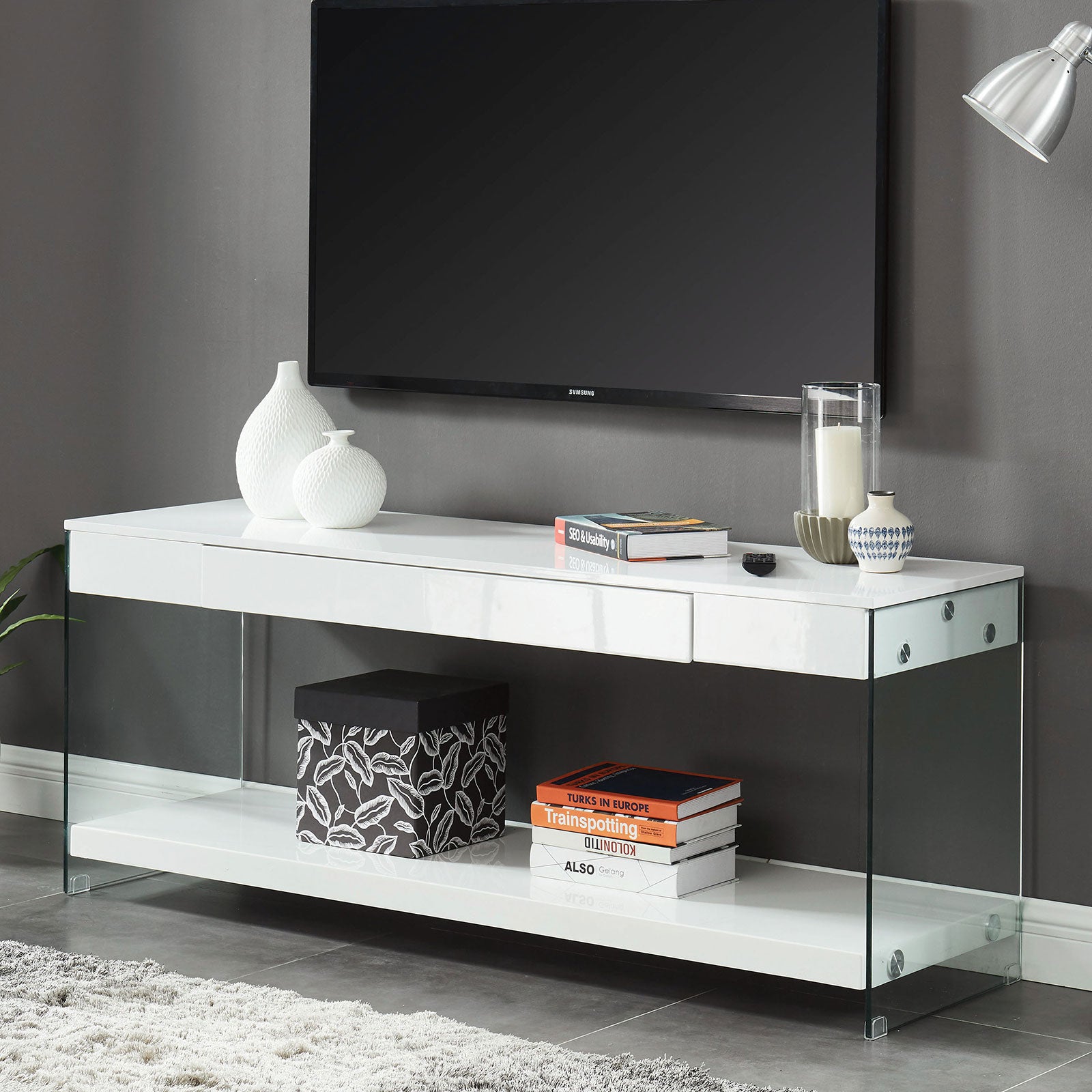 SABUGAL - 70" TV Stand - CM5206WH-TV-70