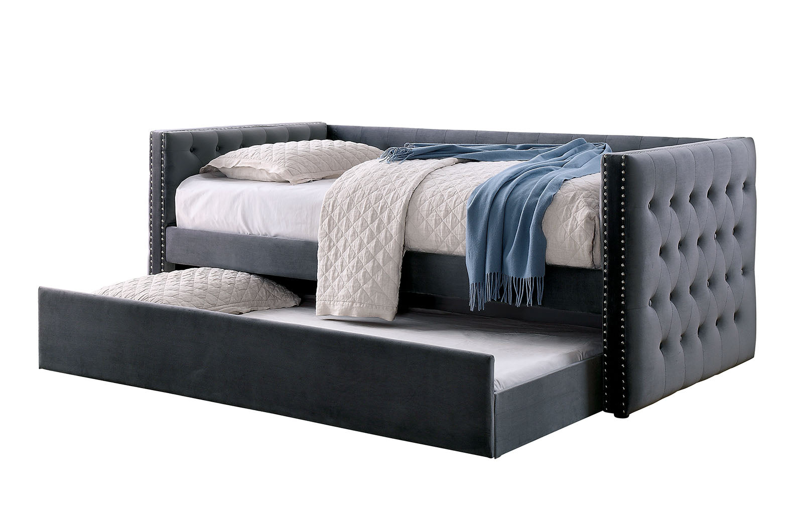 SUSANNA - Daybed w/ Trundle - CM1739GY-BED