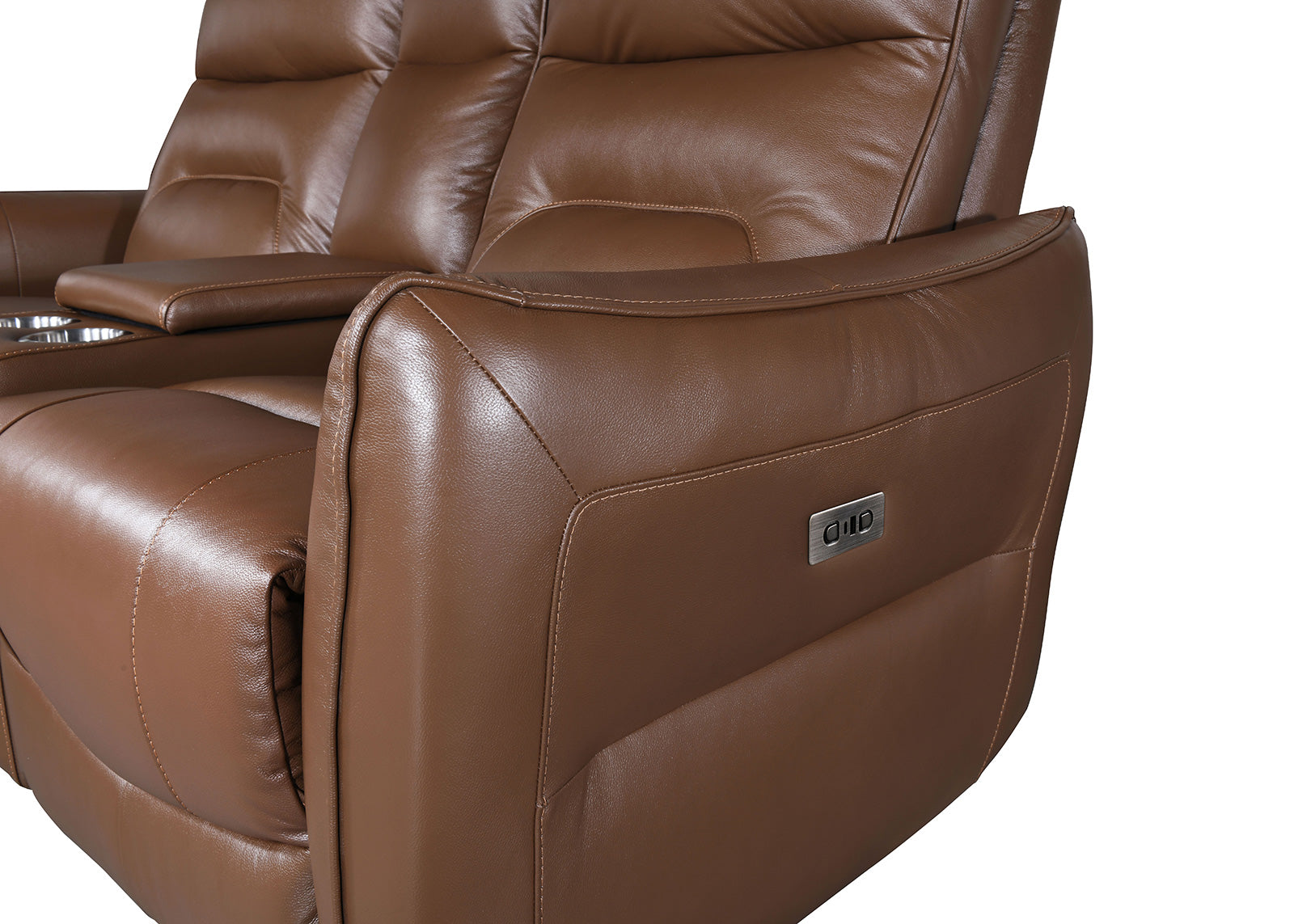 TERENTIUS - Power Sofa + Loveseat - FM69006BR-PM-2PC