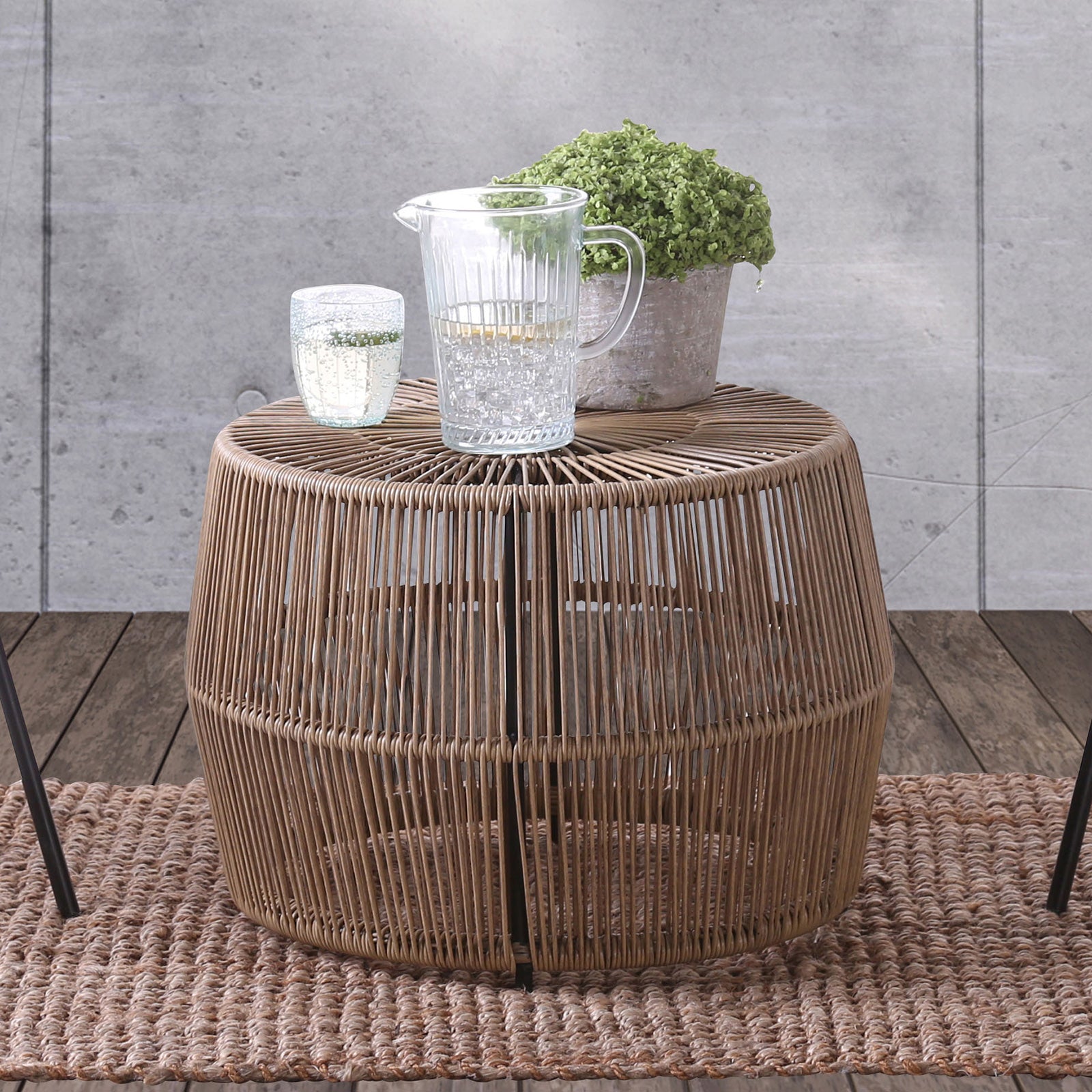 NYA - Patio Chair (2/CTN), Natural - FM80002NT-CH-2PK