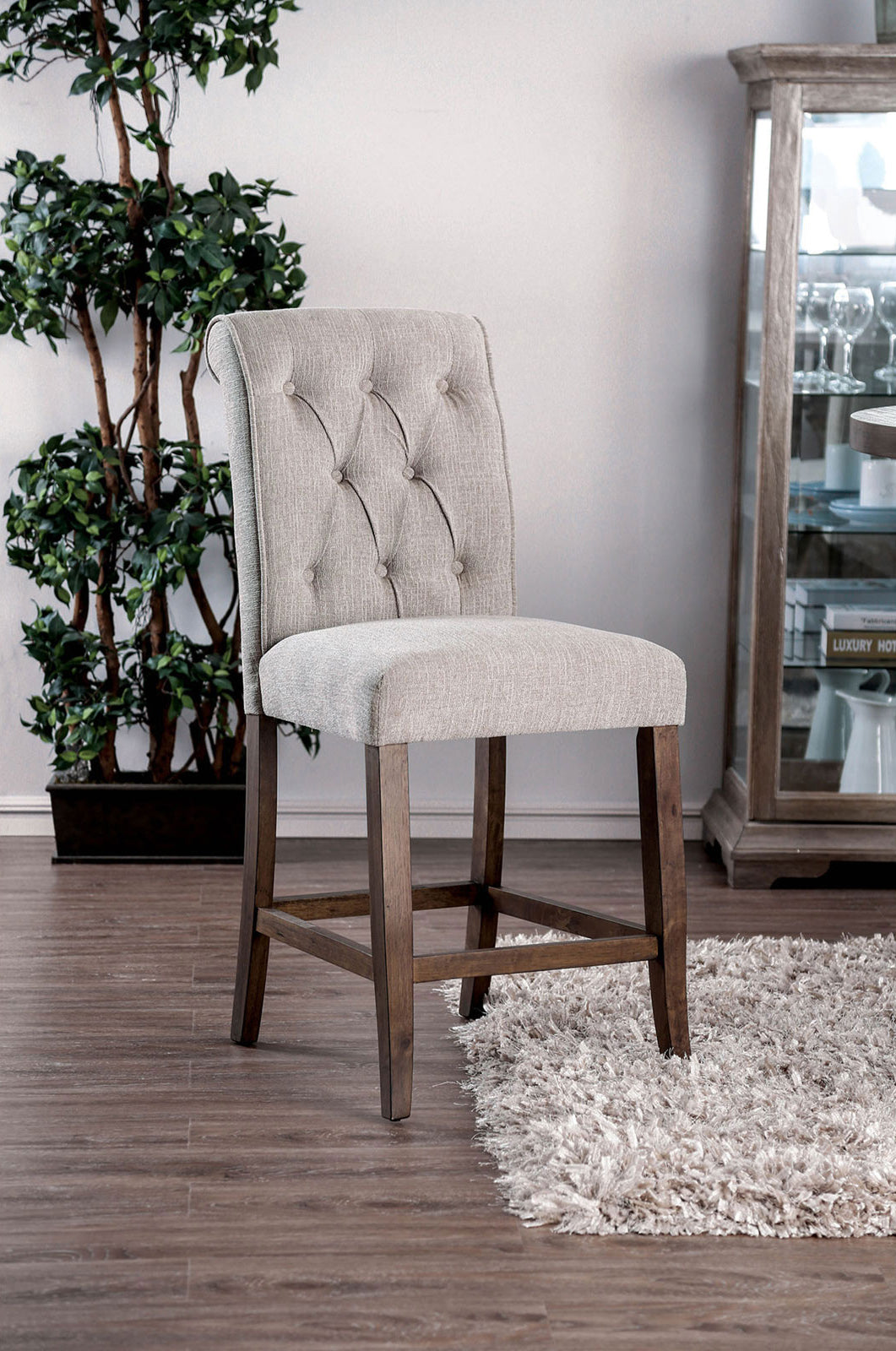 SANIA - Counter Ht. Chair (2/CTN) - CM3564A-PC-2PK