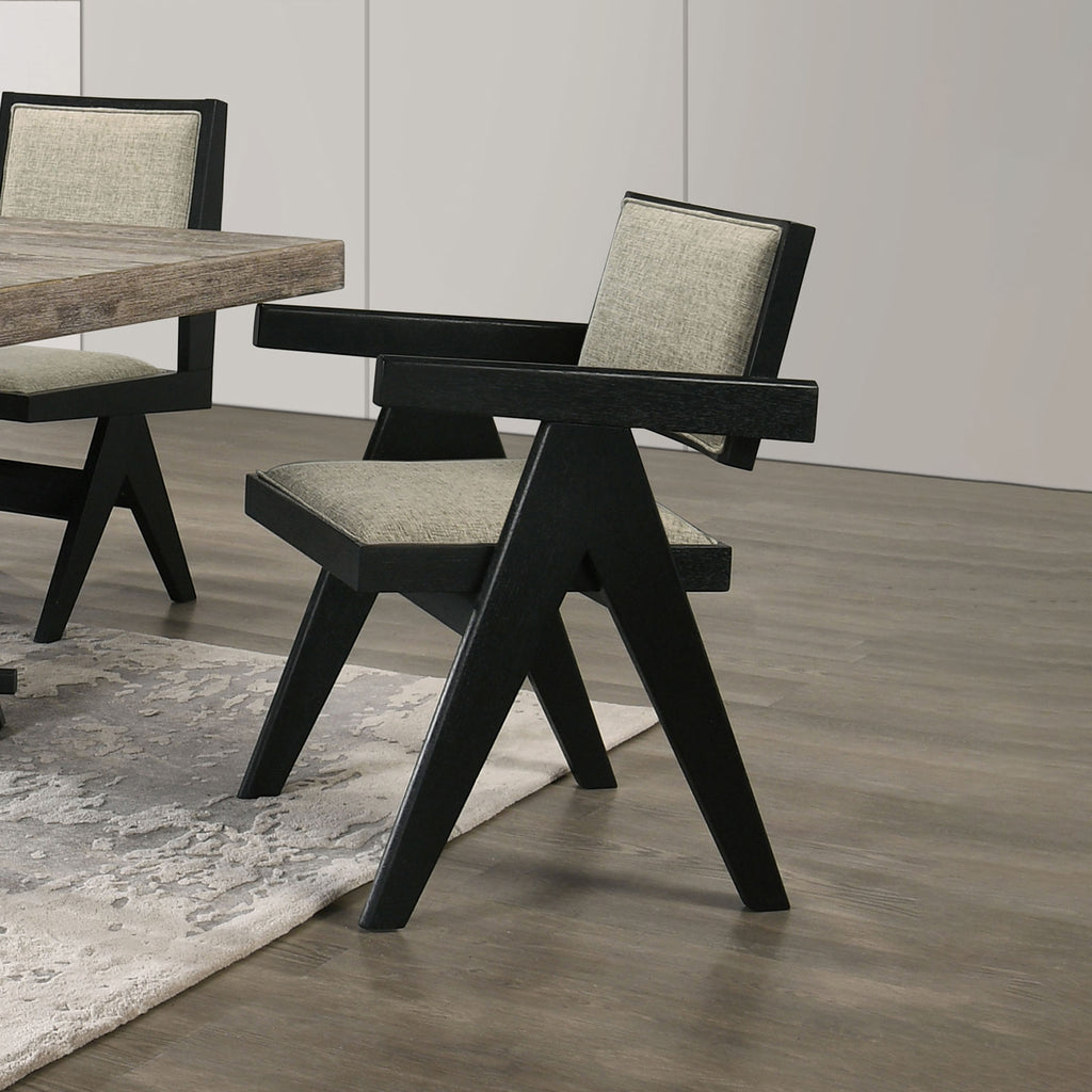 TOTTENHAM - Arm Chair (2/CTN) - FM3222BK-AC-2PK