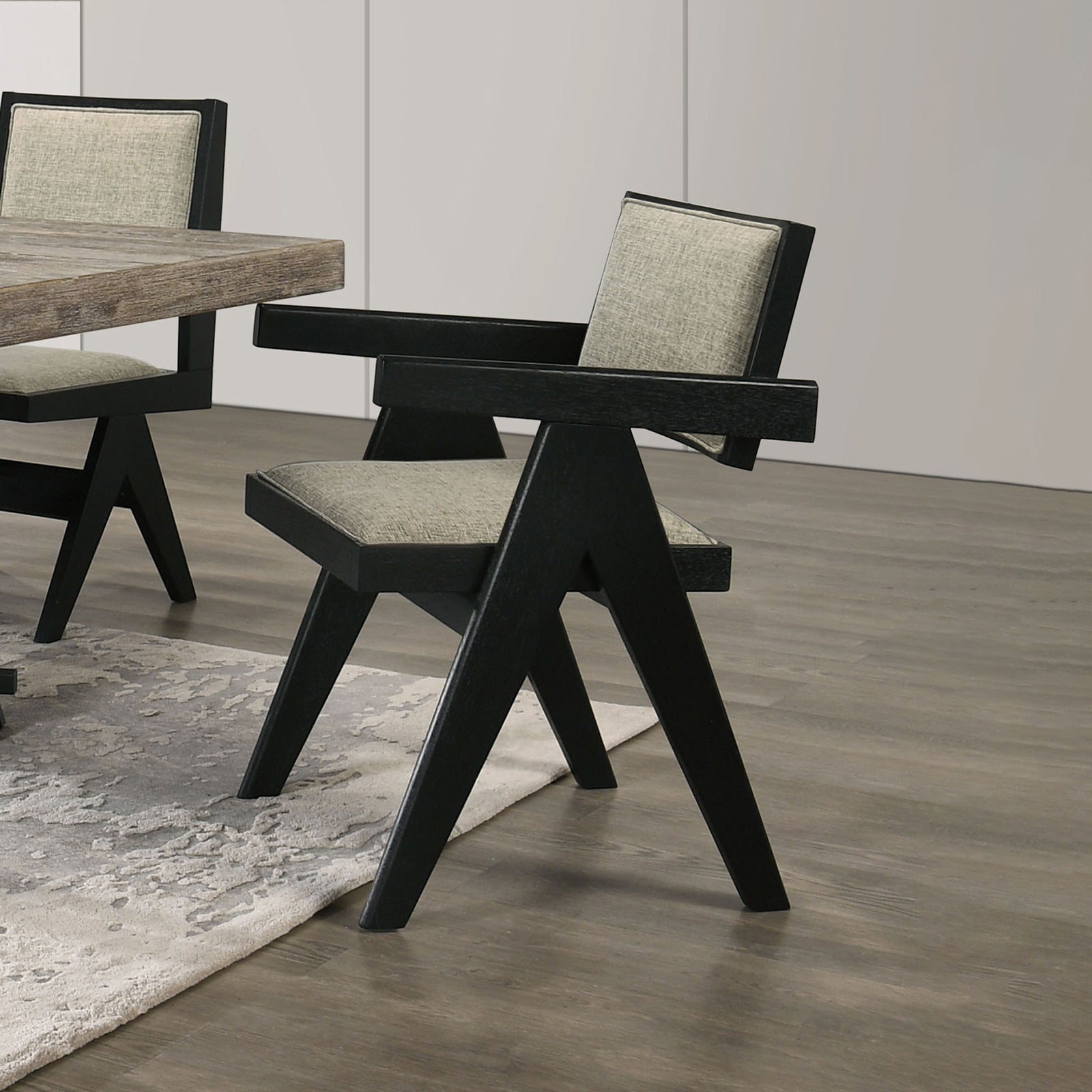 TOTTENHAM - Arm Chair (2/CTN) - FM3222BK-AC-2PK