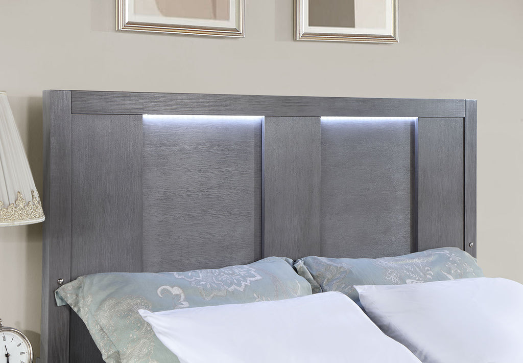 REGULUS - Queen Bed - CM7475GY-Q-BED