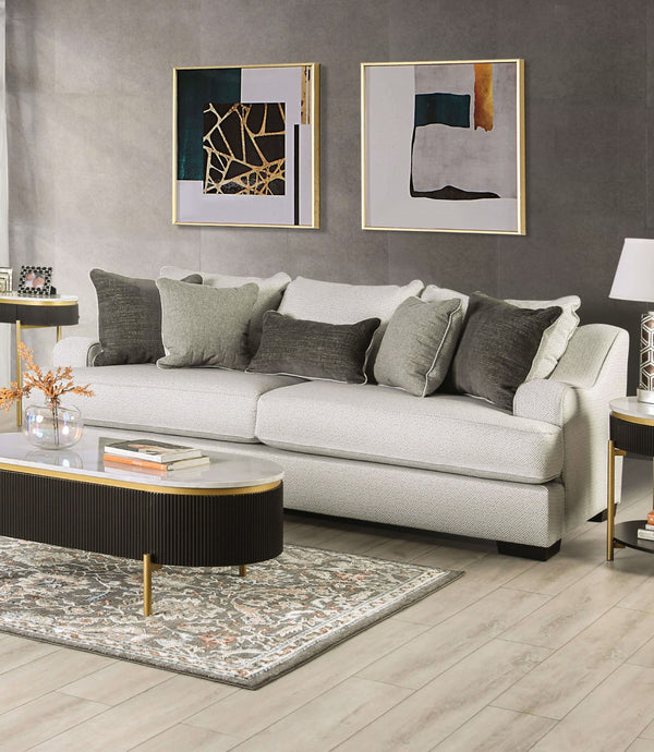 SKYLINE - Sofa, Pewter/Gray - SM1212-SF