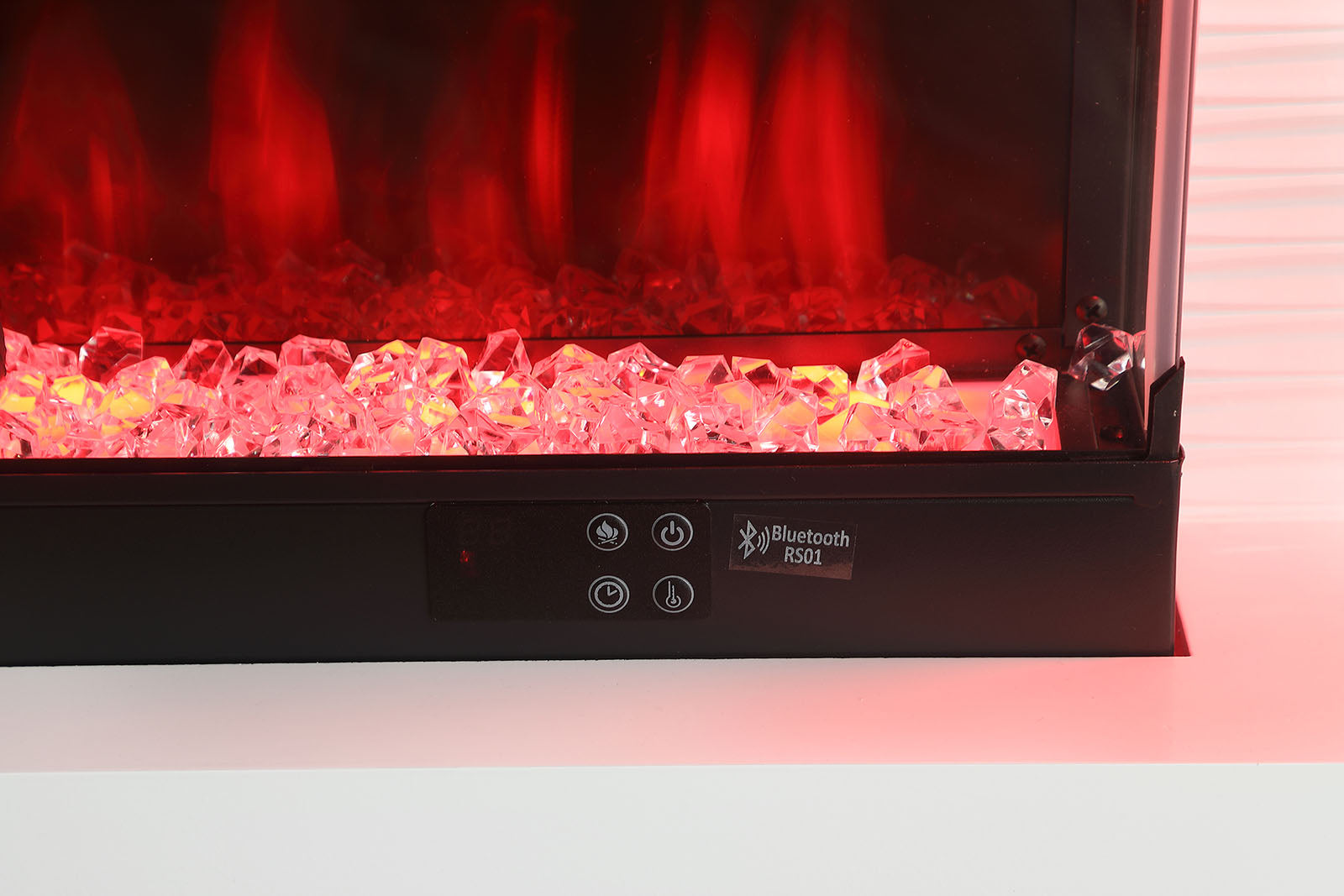 PESEUX - 71" TV Stand w/ Electric Fireplace - FM-AC8009WH-TV