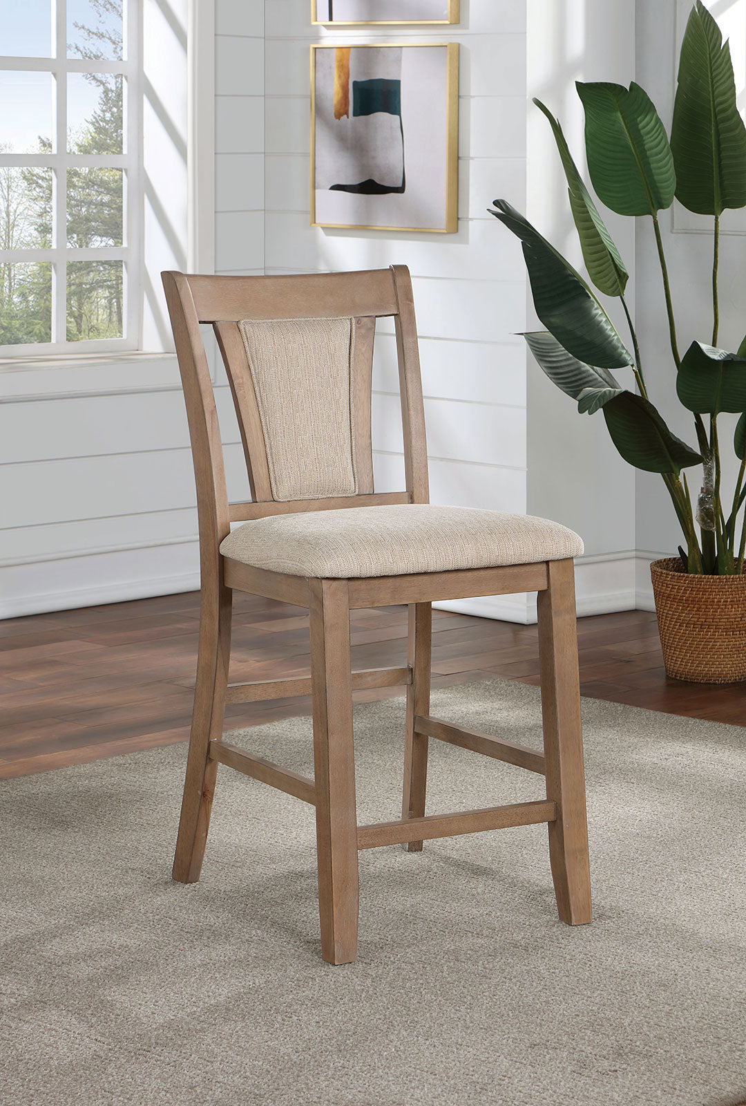 UPMINSTER - Counter Ht. Chair (2/CTN) - CM3984NT-PC-2PK