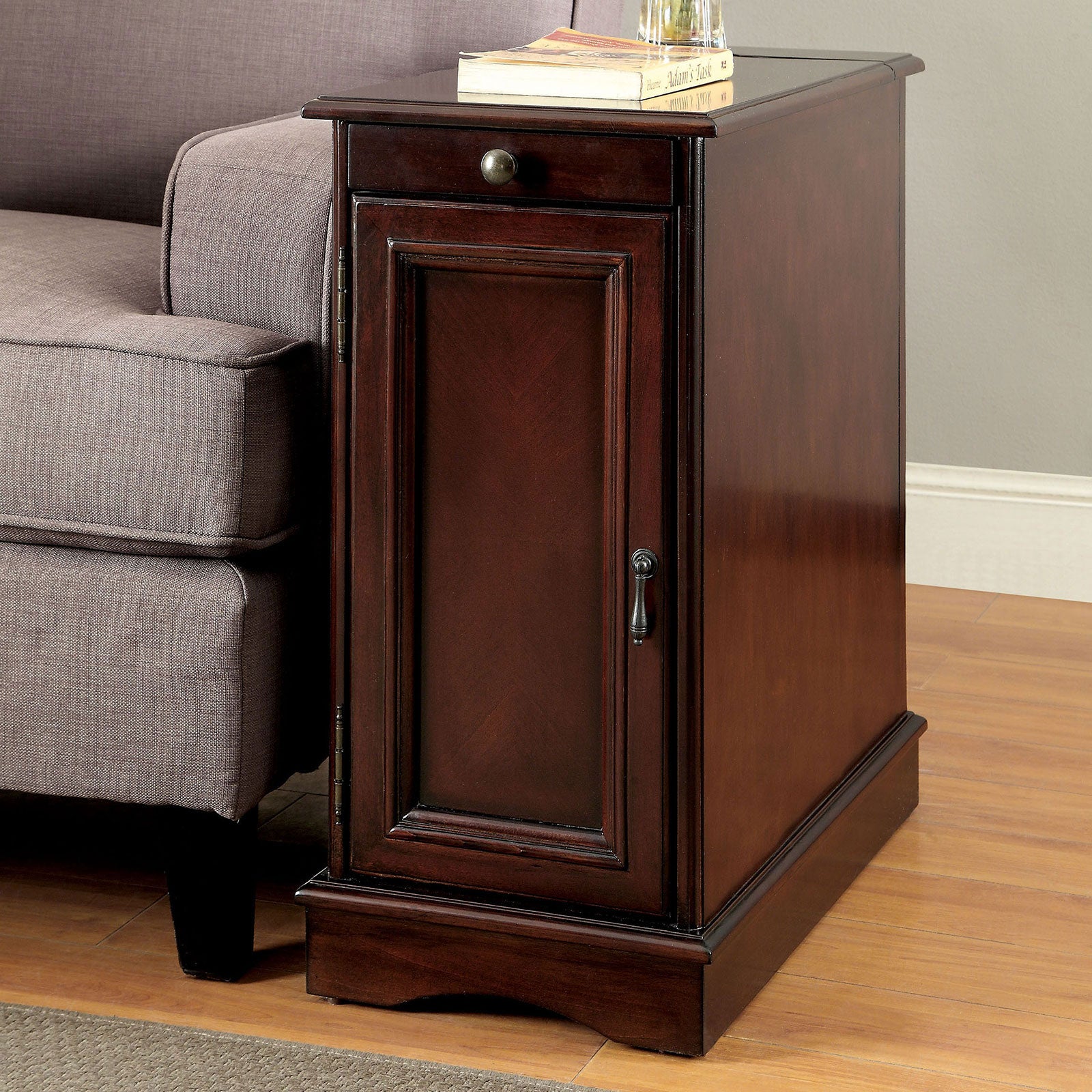 LILITH I - Side Table w/ USB - CM-AC171CH