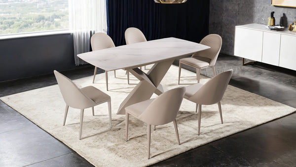 LENVIK - 7 Pc. Dining Table Set - FM3700BR-T-7PC