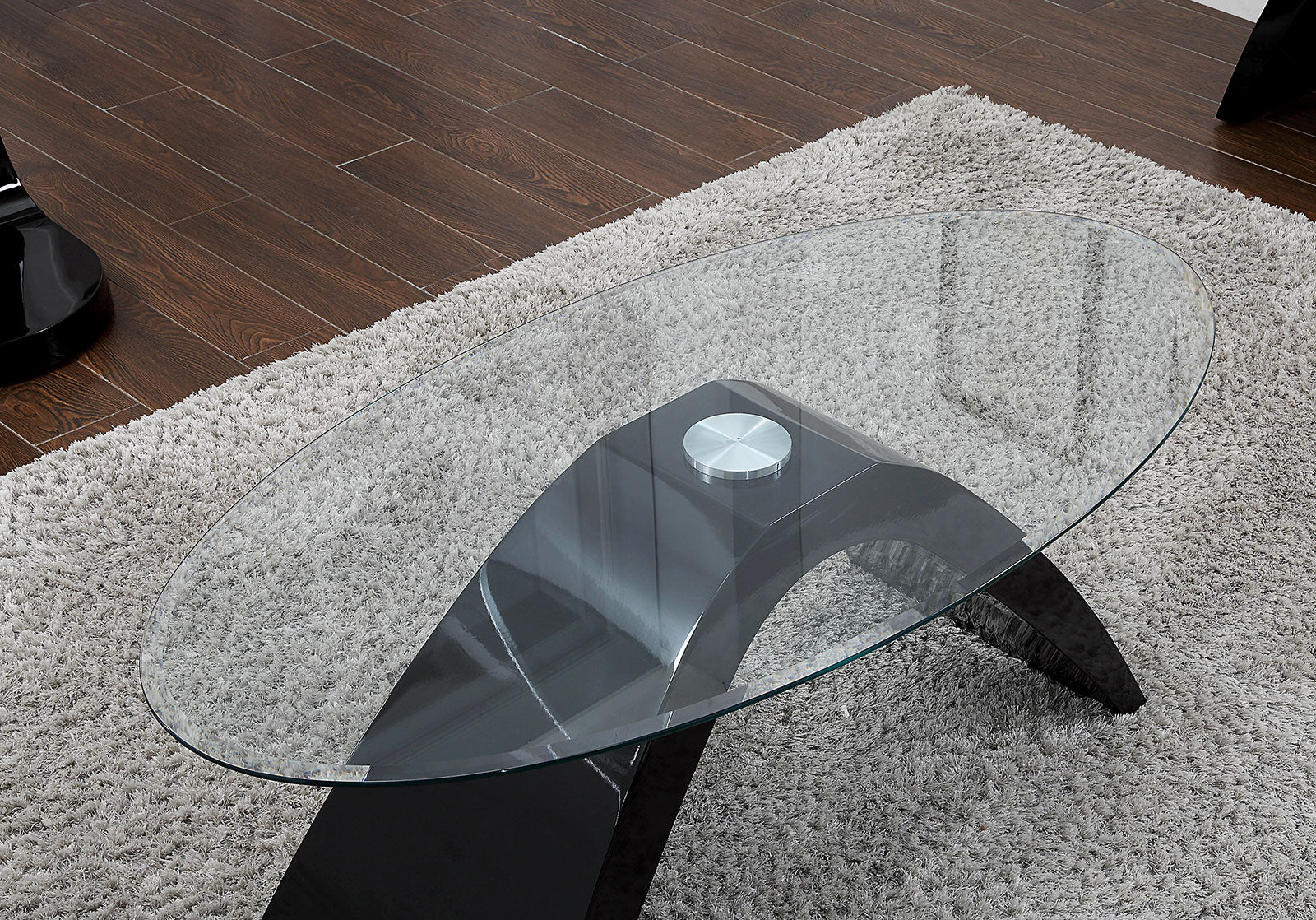 NAHARA - Coffee Table, Black - FOA4042BK-C-TABLE