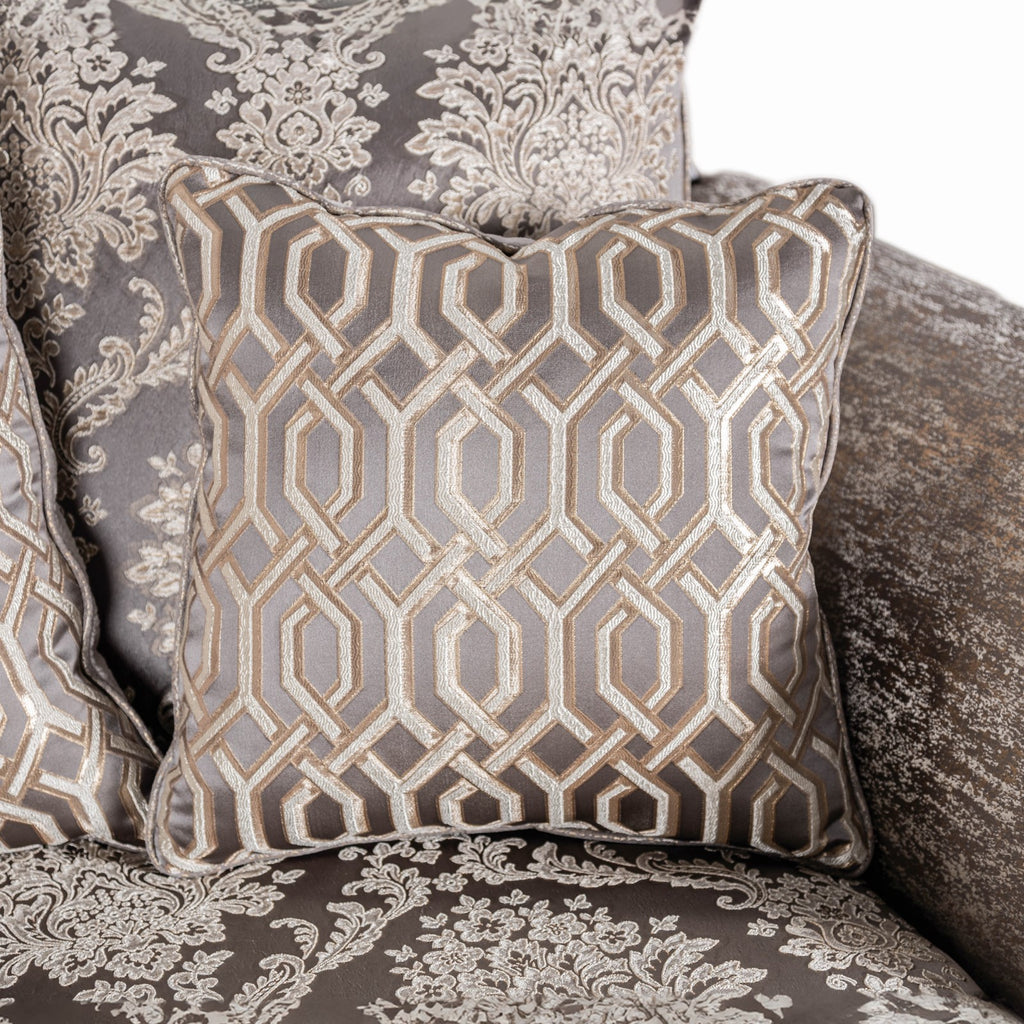 CATALONIA - Loveseat, Beige/Dark Cherry - SM6451-LV