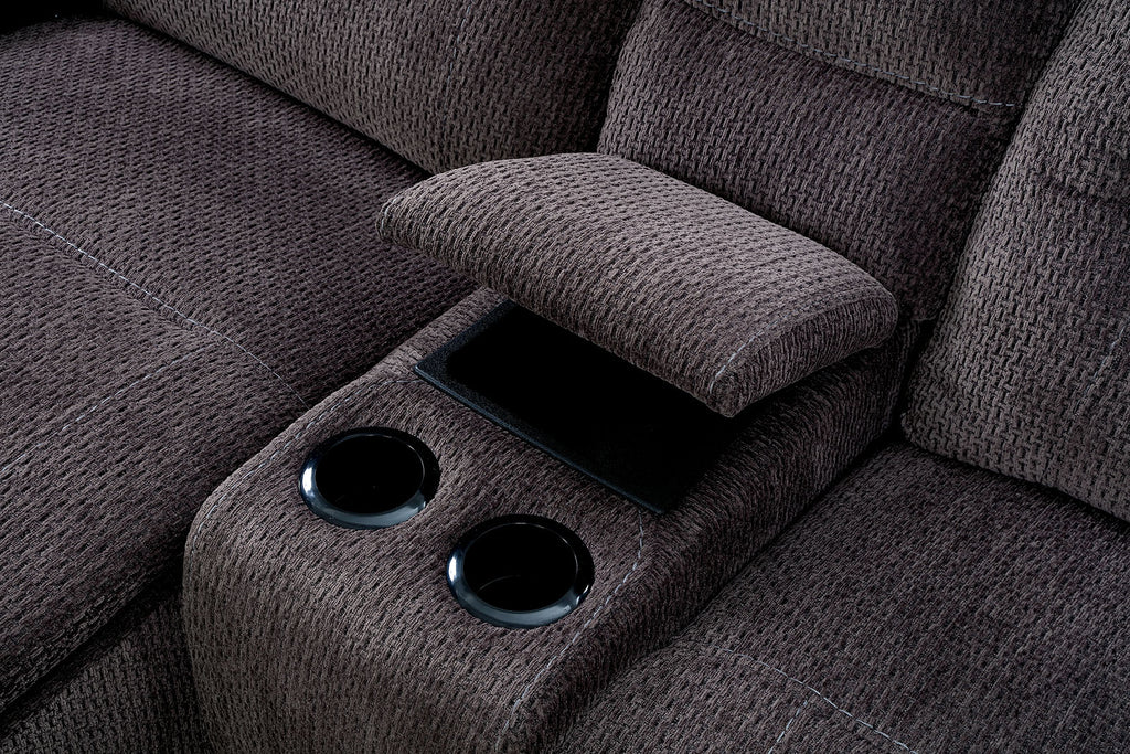 KARLEE II - Sectional w/ Console - CM6853-SECTIONAL