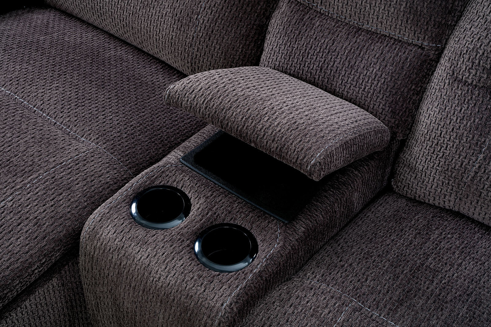 KARLEE II - Sectional w/ Console - CM6853-SECTIONAL