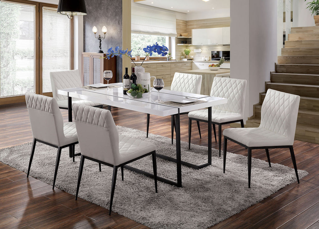 ALISHA - 7 Pc. Dining Table Set - FOA3799T-7PC