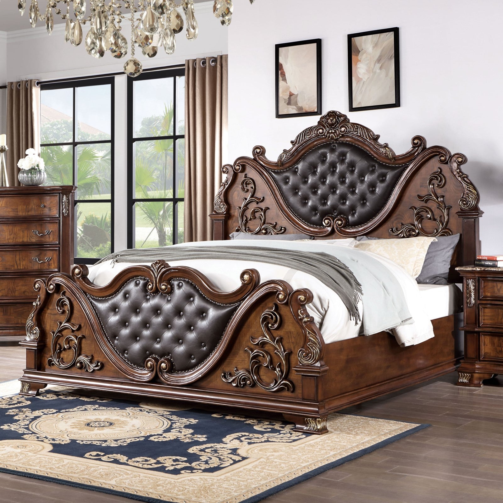 ESPARANZA - E.King Bed - CM7478CH-EK-BED