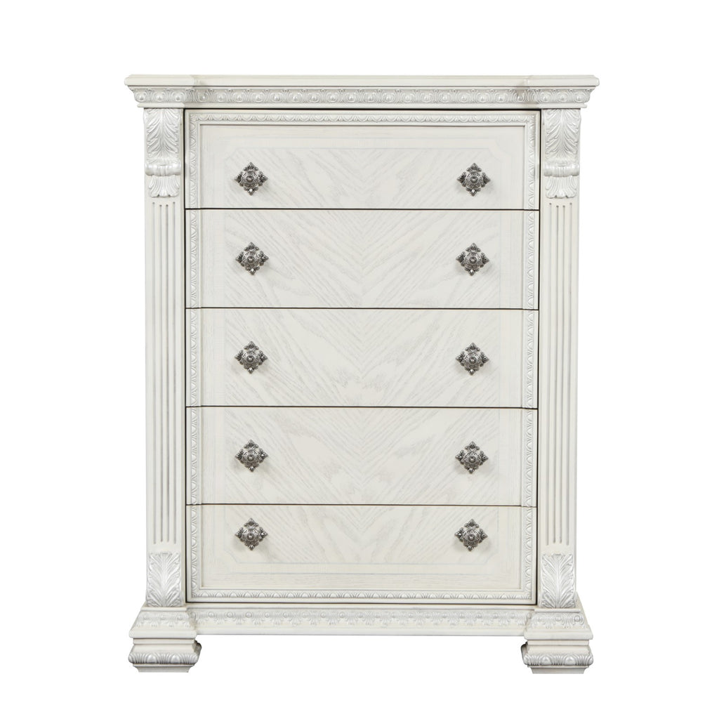 PROMENADE - Chest, Wire Brushed White - FM70001WH-C