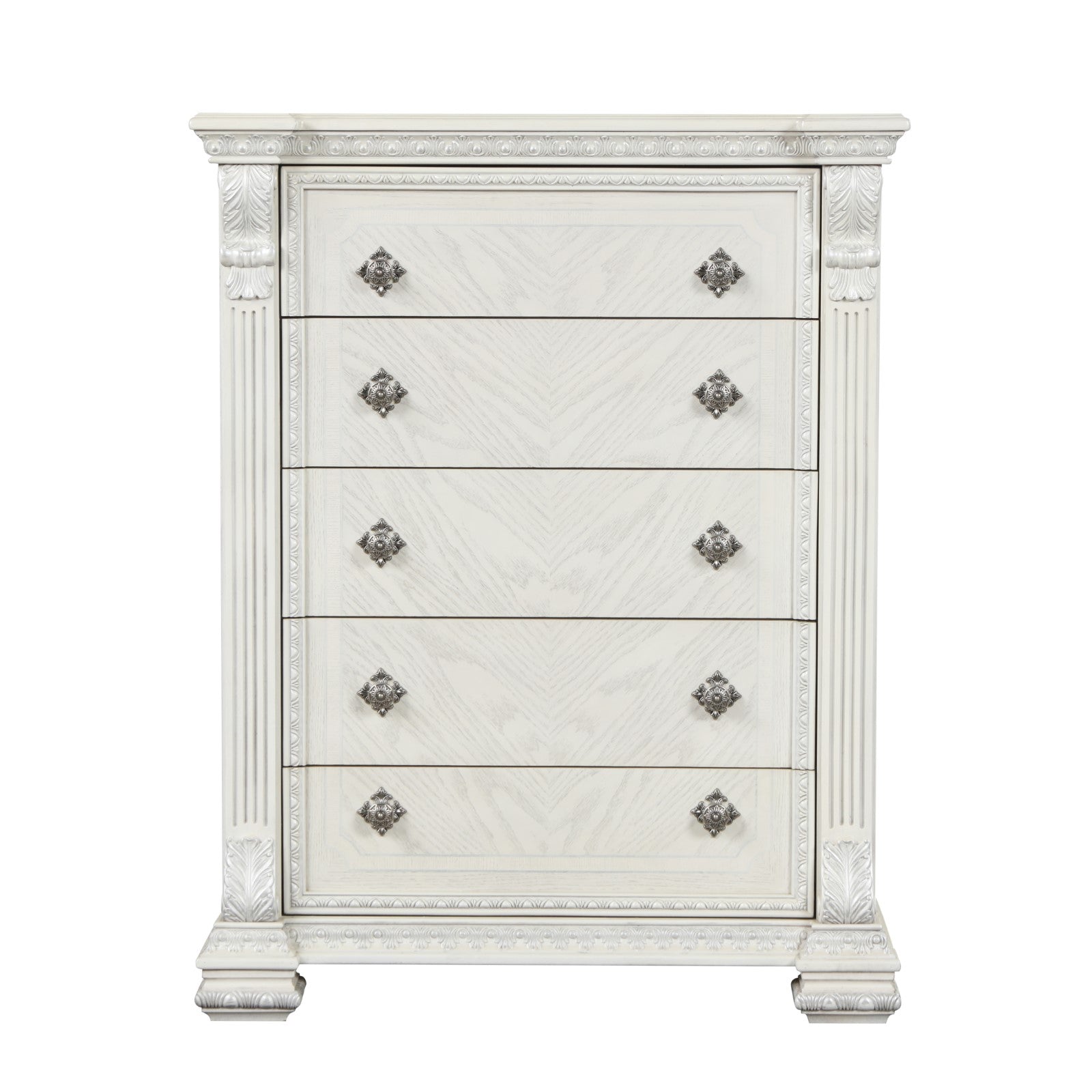 PROMENADE - Chest, Wire Brushed White - FM70001WH-C