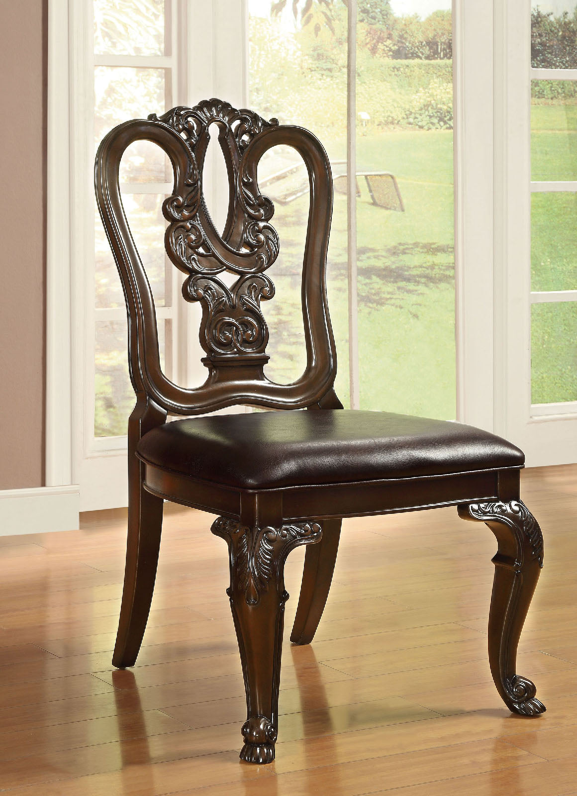 BELLAGIO - 9 Pc. Dining Table Set - CM3319T-9PC-WOOD