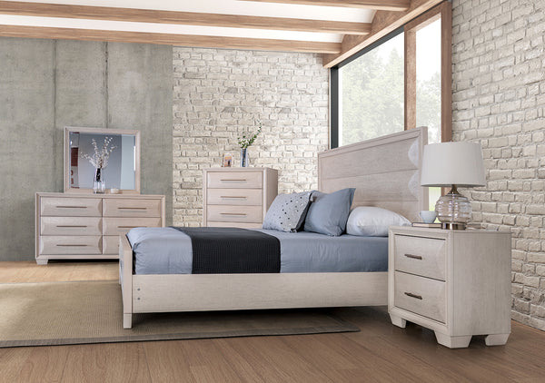 CHEMNITZ - 4 Pc. Queen Bedroom Set - FM7399WH-Q-4PC