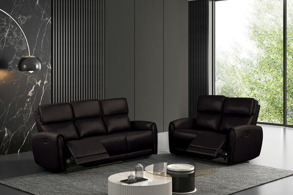 SCHLIEREN - Power Sofa + Loveseat - FM6012BK-PM-2PC