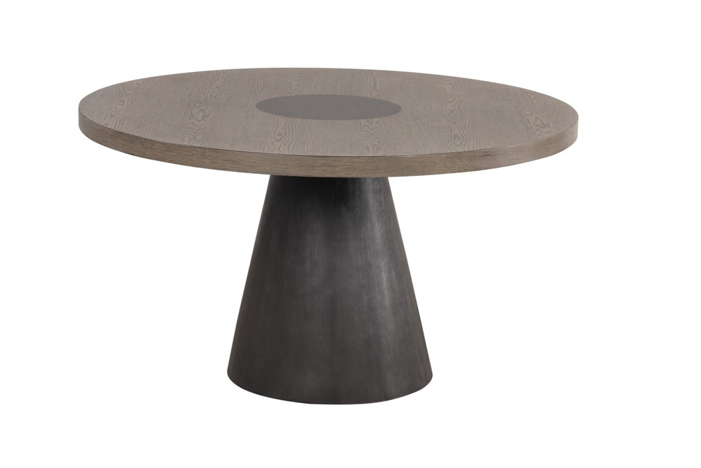 BROAGER - 5 Pc. Round Dining Table Set - FM3331DB-RT-5PC-01LG