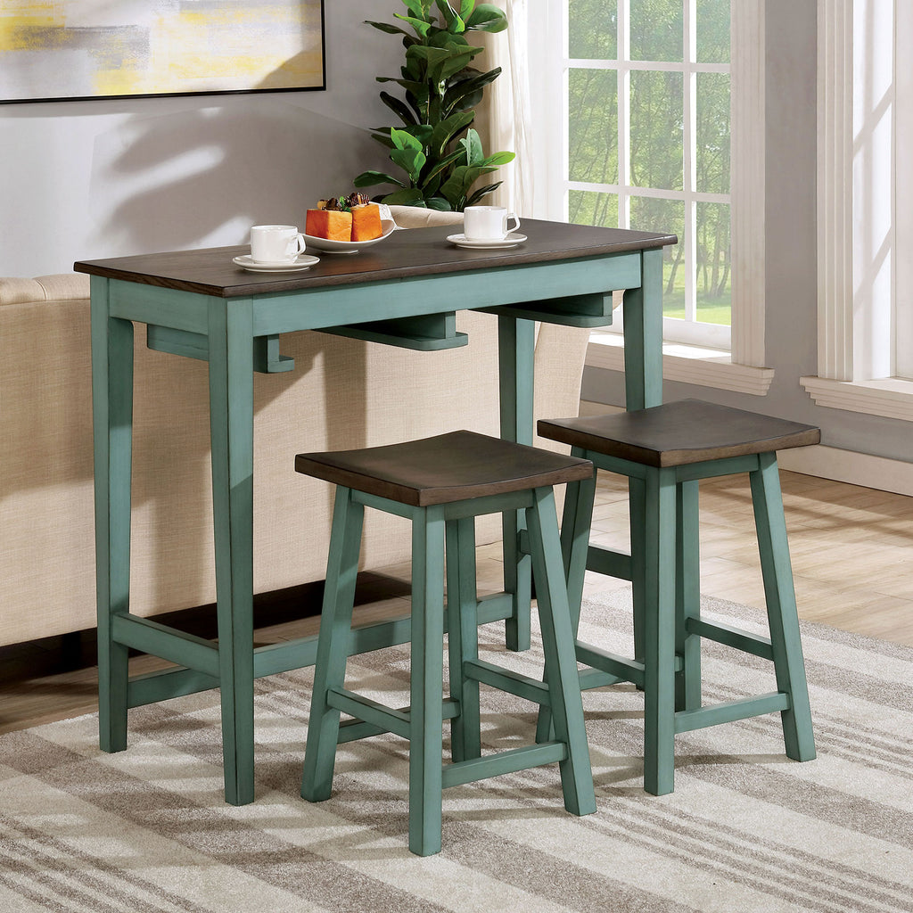 ELINOR - 3 Pc. Bar Table Set - CM3475GR-PT-3PK