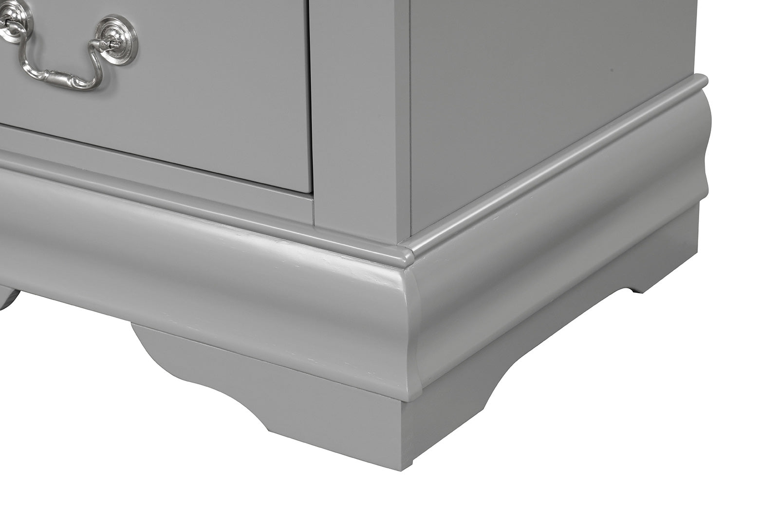LOUIS PHILIPPE - Nightstand, Gray - FM7866GY-N