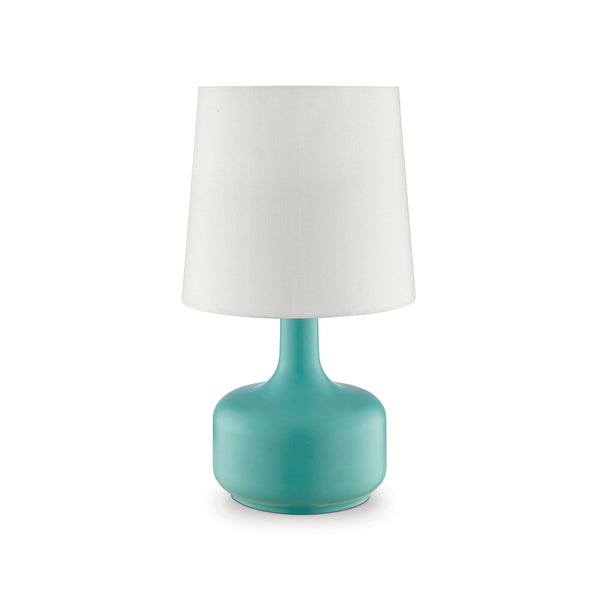 FARAH - 17"H Matte Teal Table Lamp - L9819TL