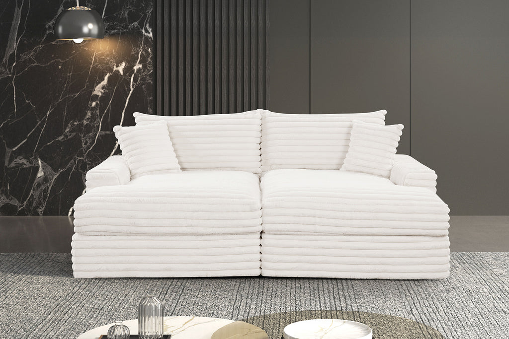 TAVEDESTRAND - Double Chaise Sofa - FM6900WH-PK
