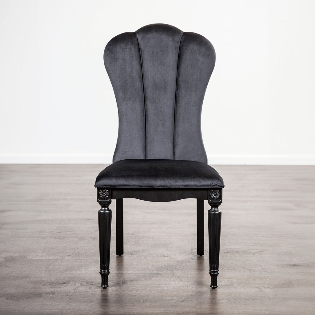 HANNORIA - Side Chair (2/CTN) - FM3416BK-SC-2PK