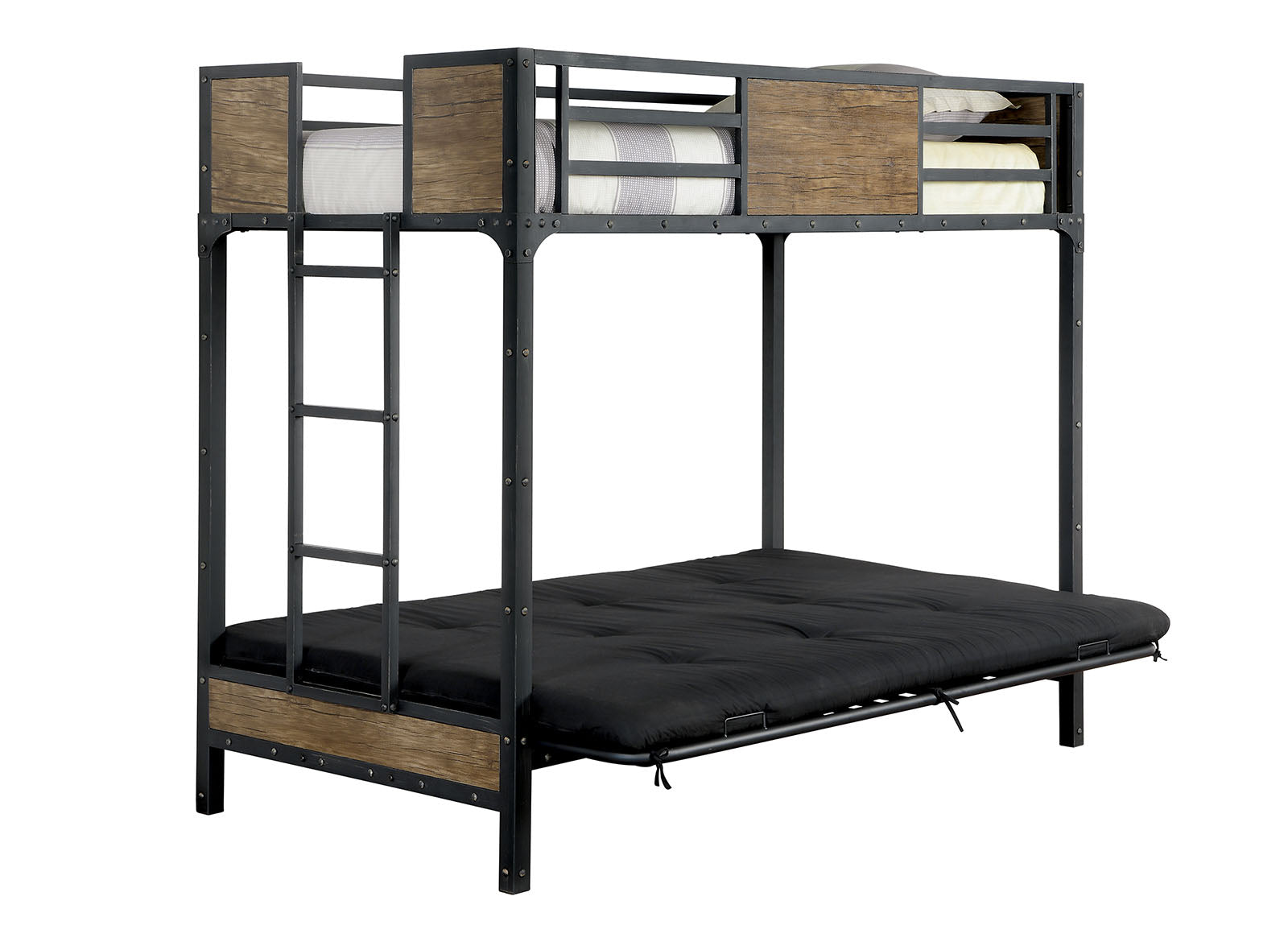 CLAPTON - Twin Bed w/ Futon Base - CM-BK029TS