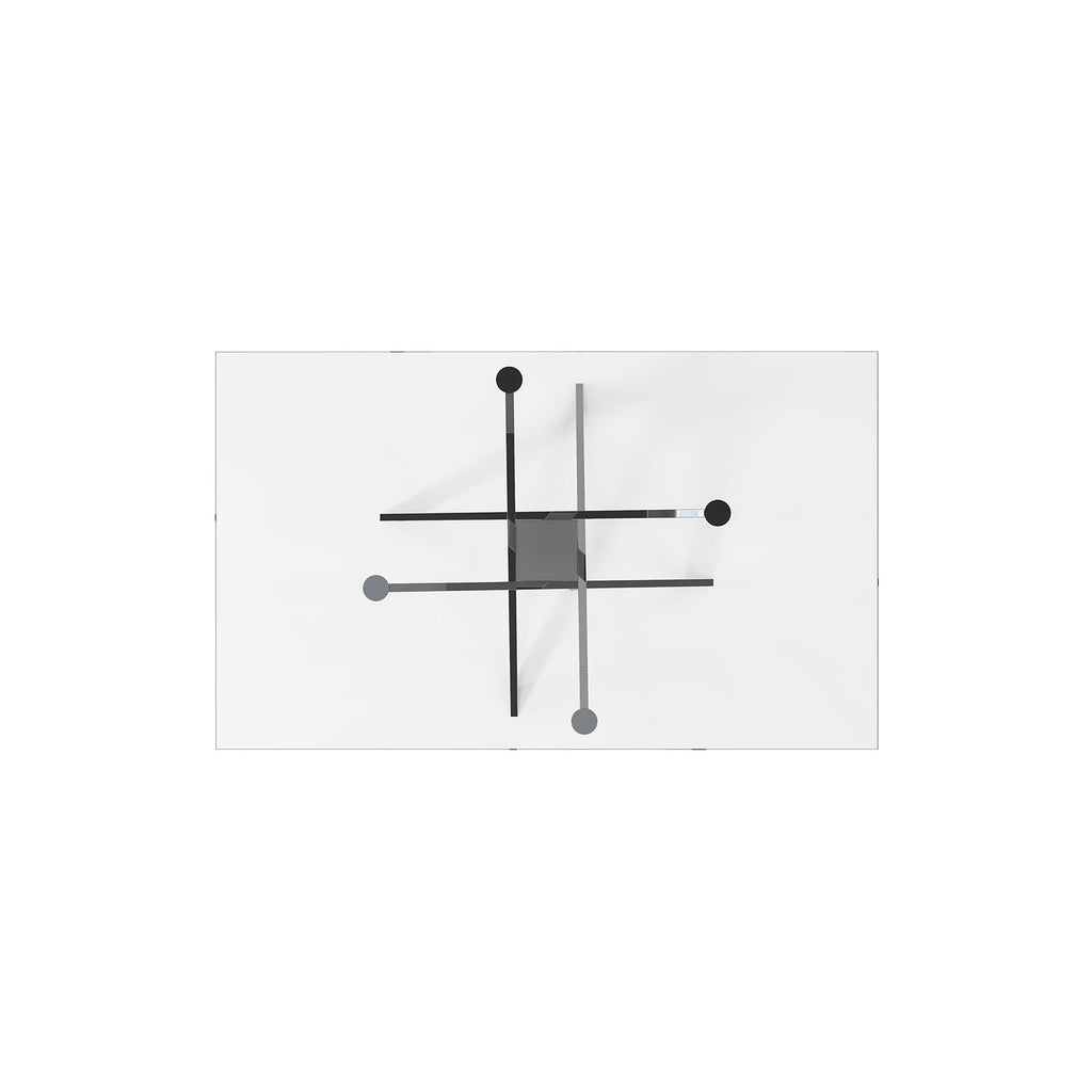 SILVERIA - 5 Pc. Dining Table Set - FM37001SV-T-5PC