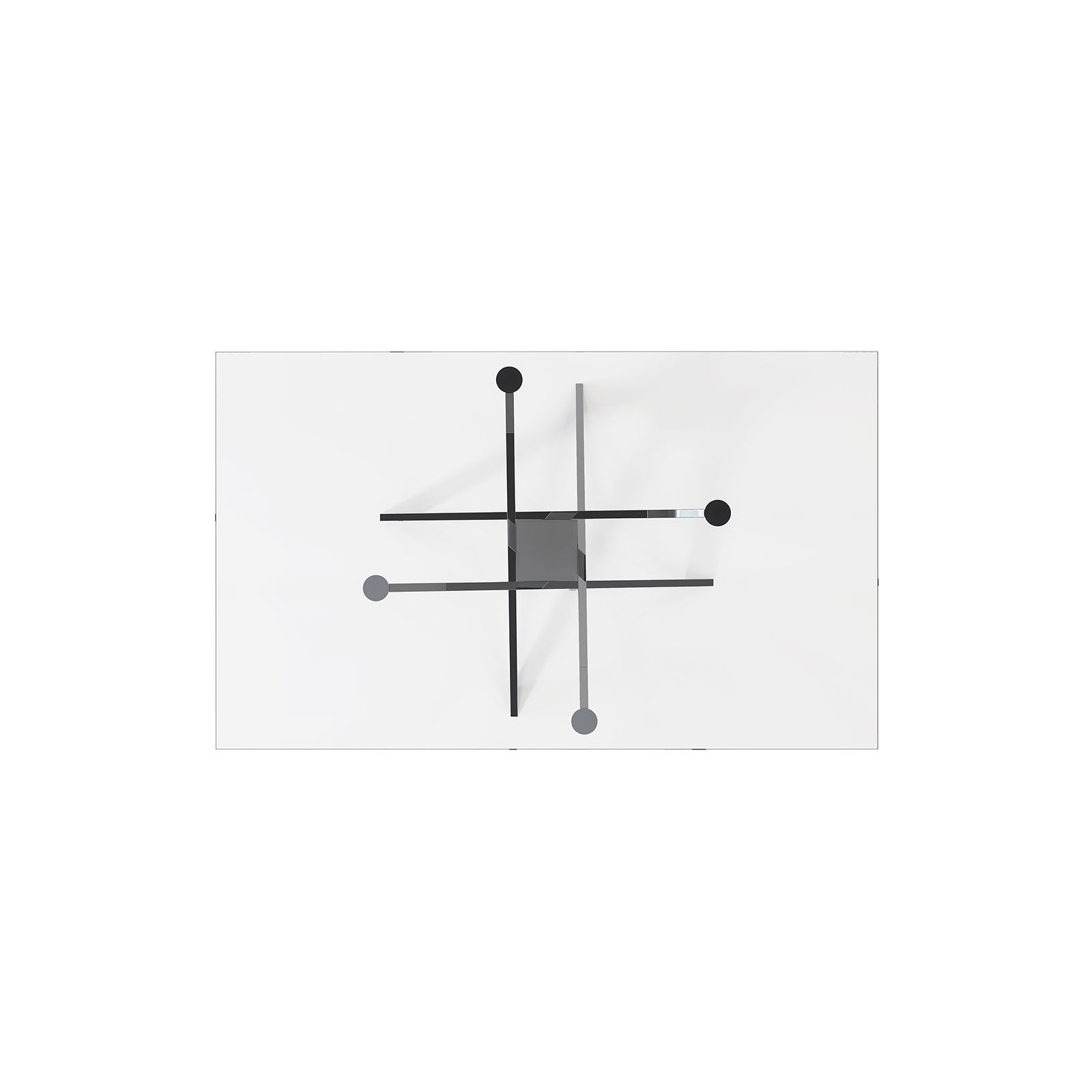 SILVERIA - 5 Pc. Dining Table Set - FM37001SV-T-5PC