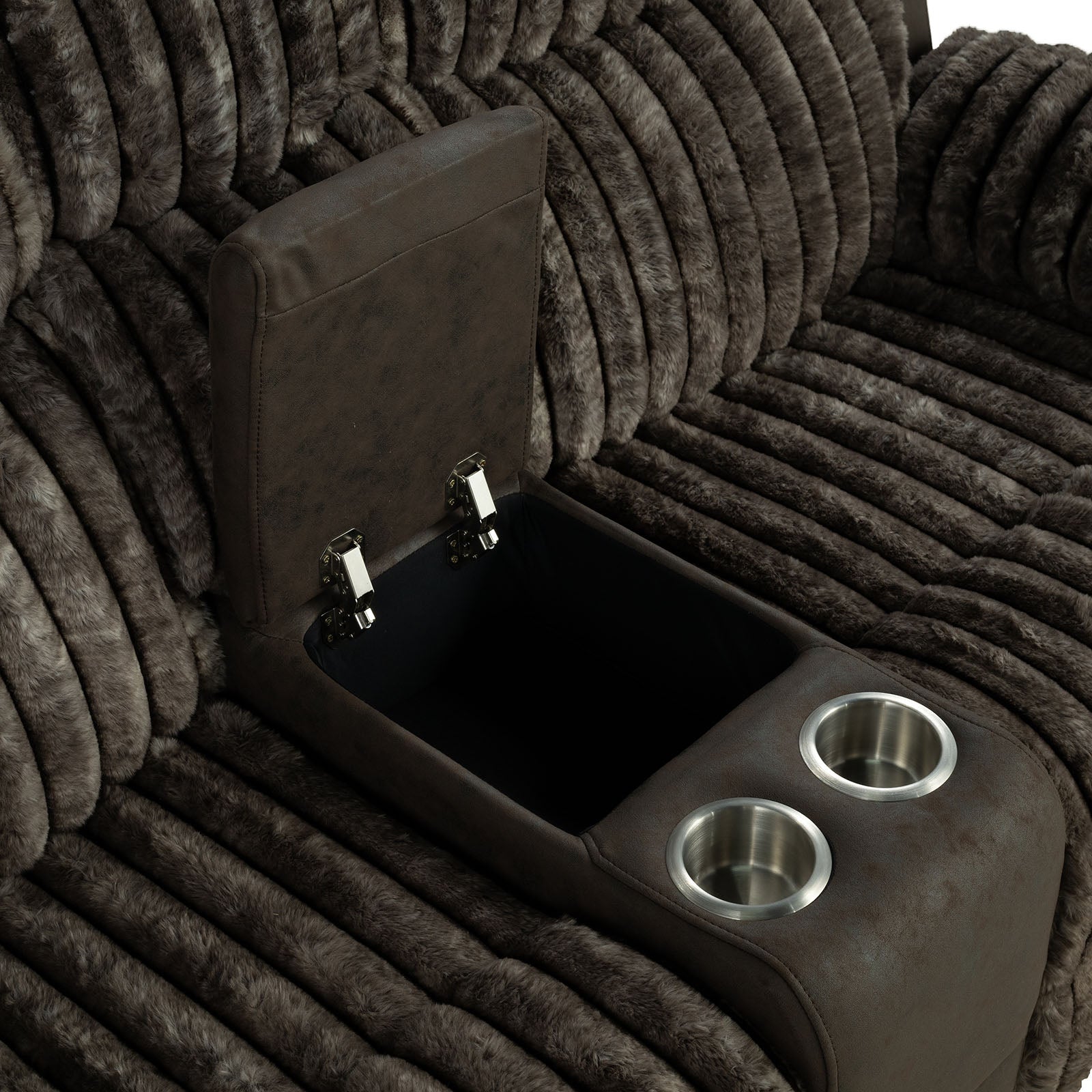 DIONYSUS - Manual Reclining Loveseat w/ Console - FM64003BR-LV-M