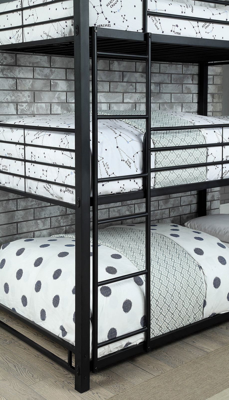 OLGA I - Queen Triple Decker Bed - CM-BK917Q-BED