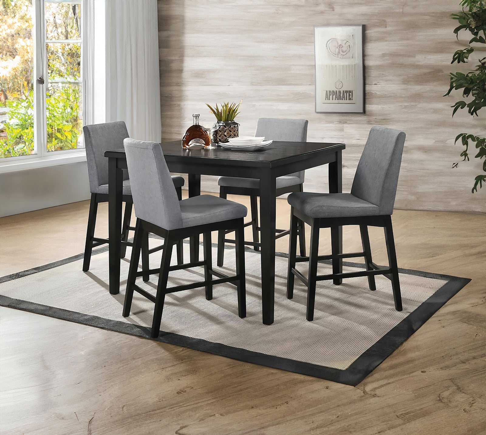 STROM - 5 Pc. Counter Ht. Table Set - NX3108PT-5PC