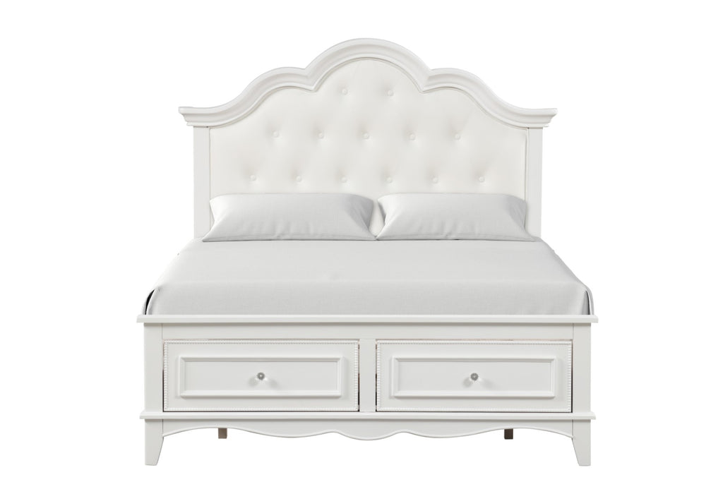 NAUCALPAN - 4 Pc. Queen Bedroom Set - FM7456WH-Q-4PC