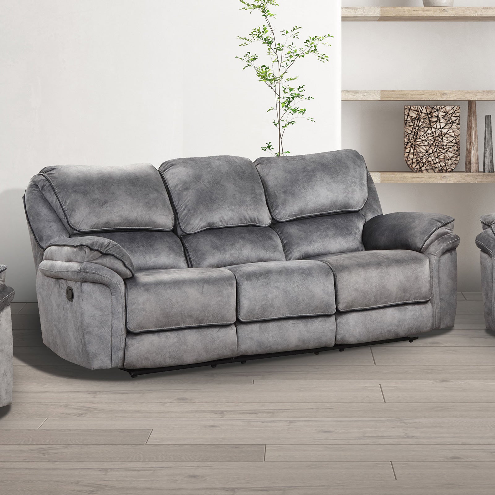 THEMIS - Sofa + Loveseat - NX6002GY-2PC