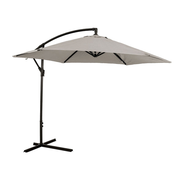 GLAM - Cantilever Umbrella w/ LED, Canvas Stone - GM-3003CS