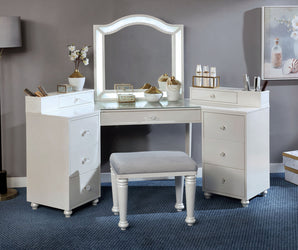 TRACIE - Vanity Set, Luminous White - FOA-DK5686WH-PK