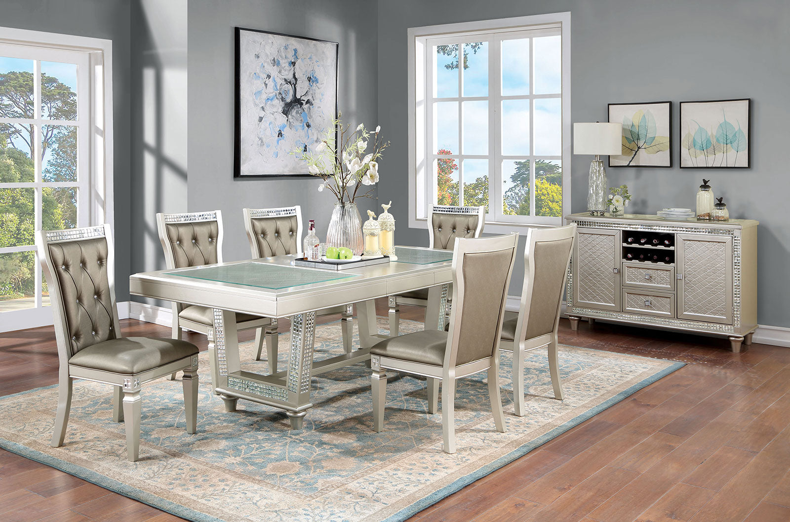 ADELINA - Side Chair (2/CTN) - CM3158SC-2PK