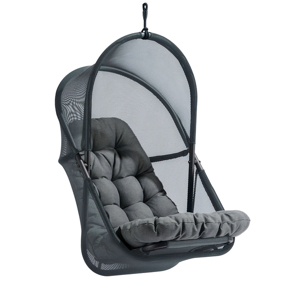 BREEZE - Swing Chair w/ Stand, Dark Gray - GM-1010DG-SET