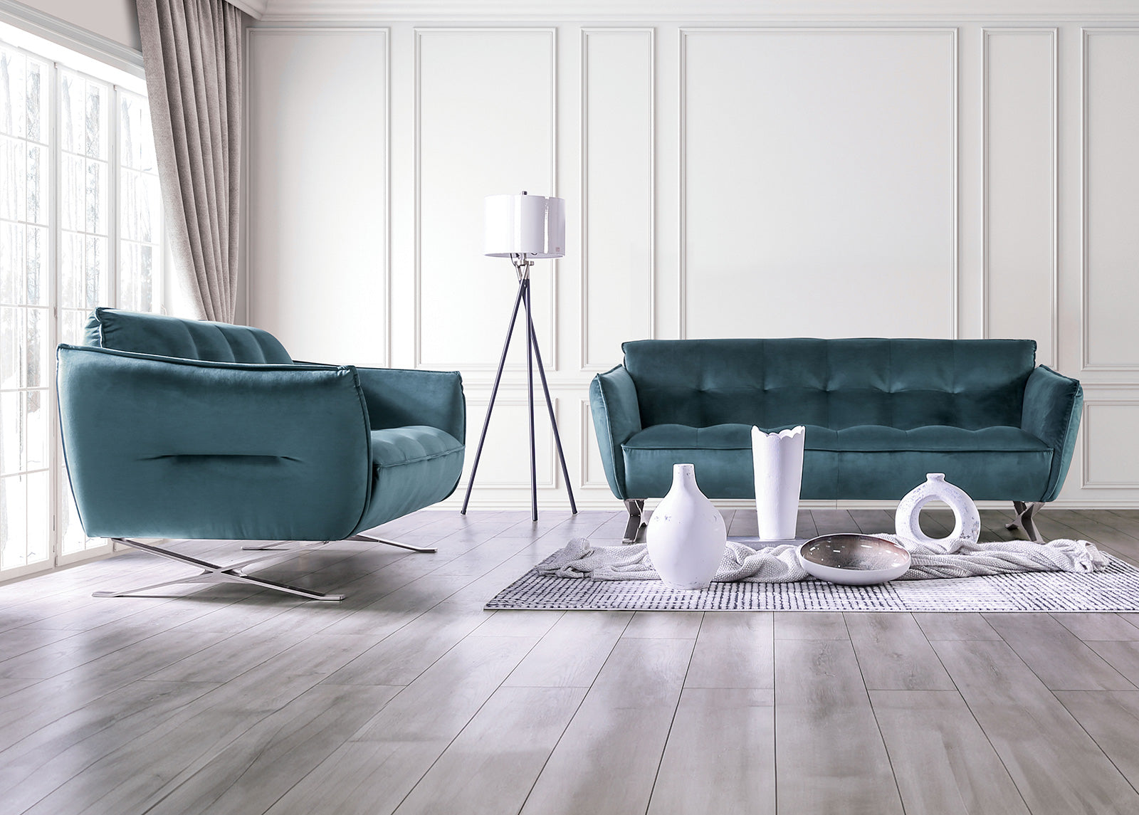 CIVELLUTINO - Chair, Teal - FM90004TL-CH-PK