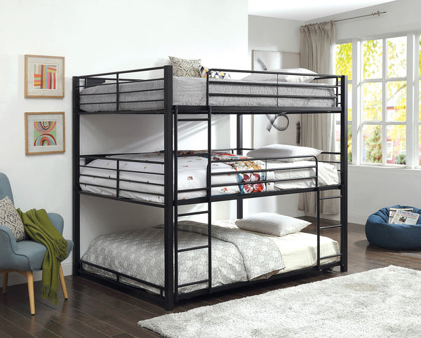OLGA I - Queen Triple Decker Bed - CM-BK917Q-BED